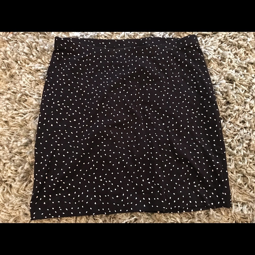 H&M basic stretch mini skirt